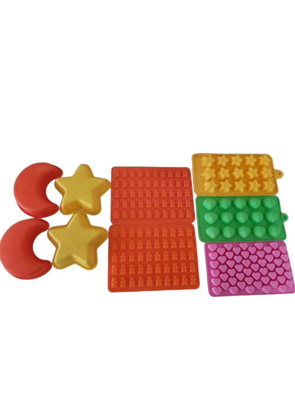 Silicon Mold Bundle - 9 Piece Set Baking / Crafts Etc.